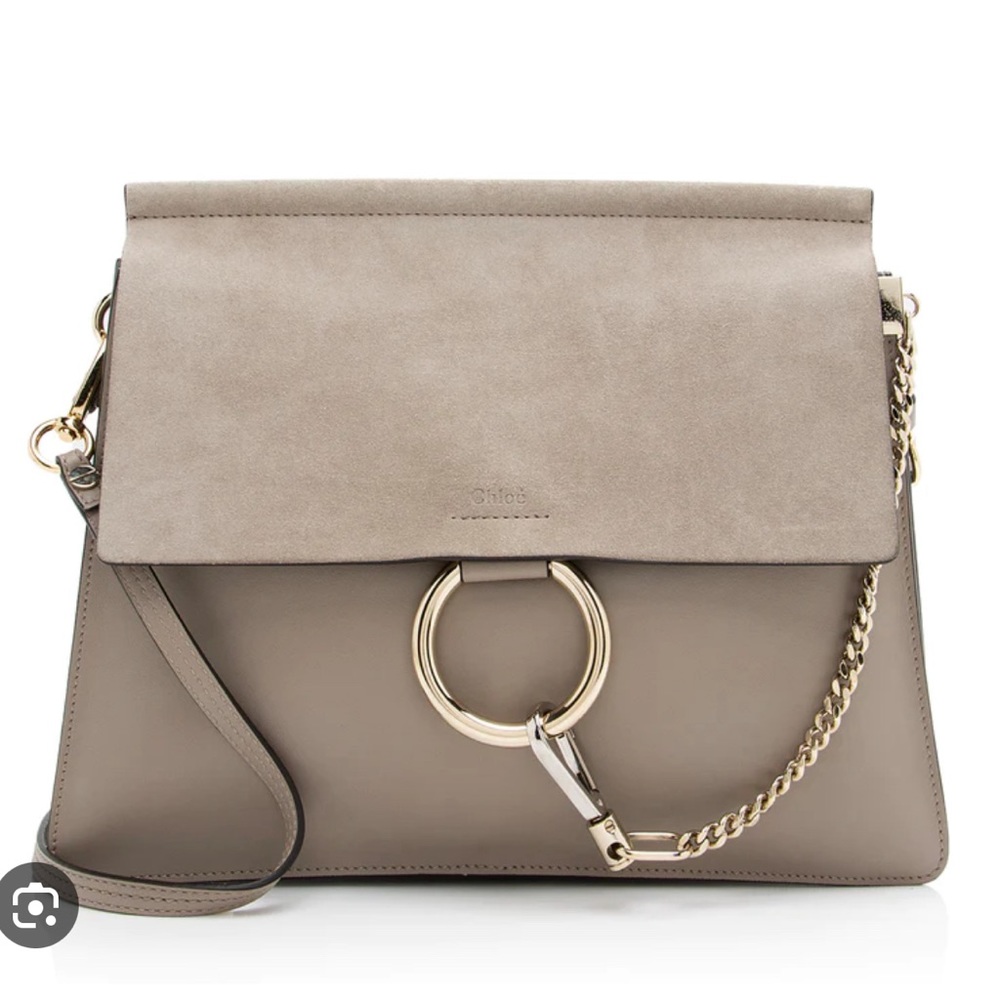 Chloe Faye Bag (Medium) Tan/Beige